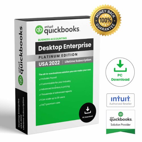 QuickBooks Desktop Enterprise 2024 – Lifetime License Key – USA Version