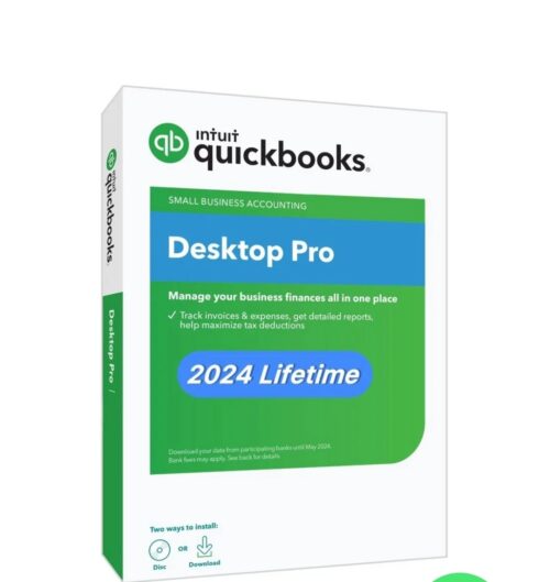 QuickBooks Desktop Pro 2024 – Lifetime License Key – USA Version (1 User) (Copy)
